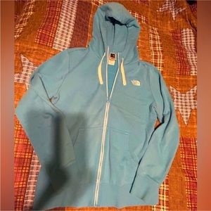 The North Face Blue Zip Up Hoodie